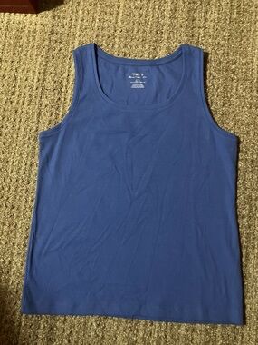 Chico's Royal Blue Scoop Neck Tank NWT